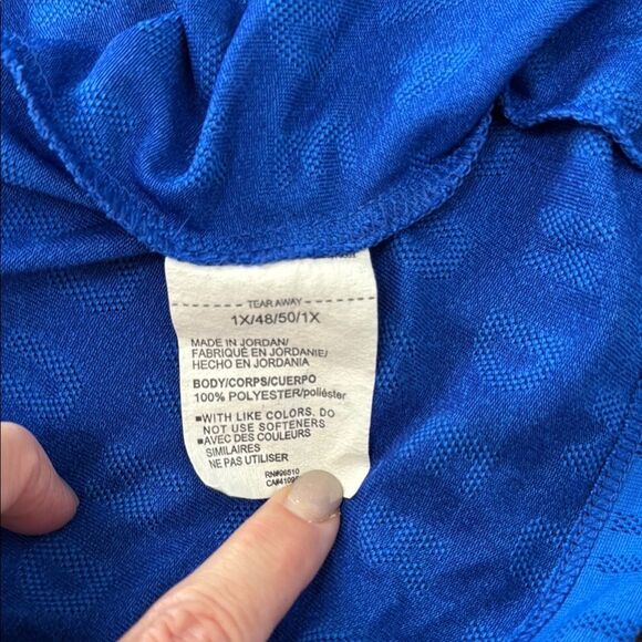 Under Armour Blue Logo T-Shirt - Picture 6 of 6